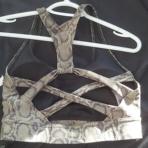 Snake Skin Sports Bra - Picture 2 of 4
